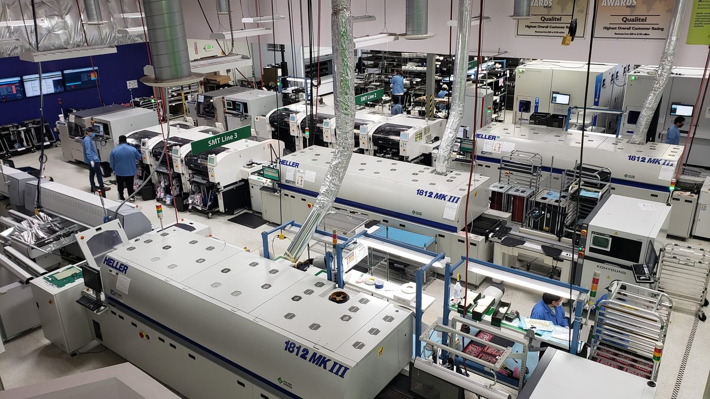 SMT assembly line