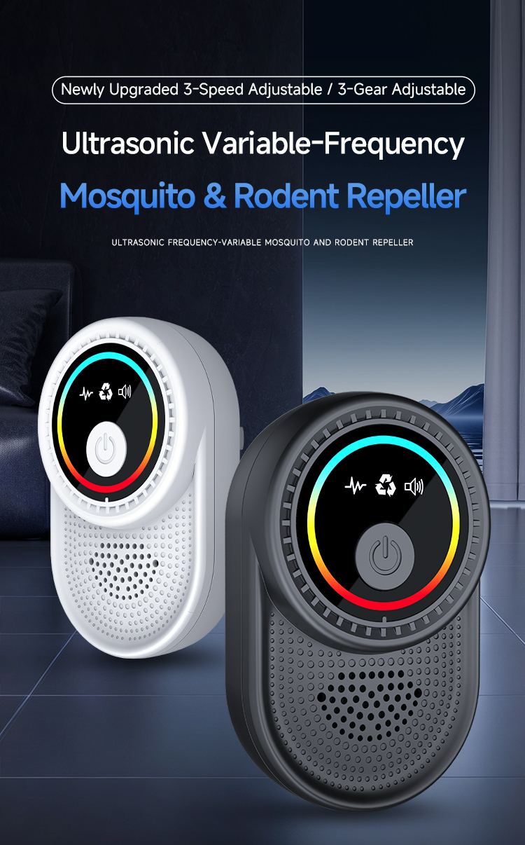 Ultrasonic Pest Repeller 611 — Round Display, 360° Output details 1
