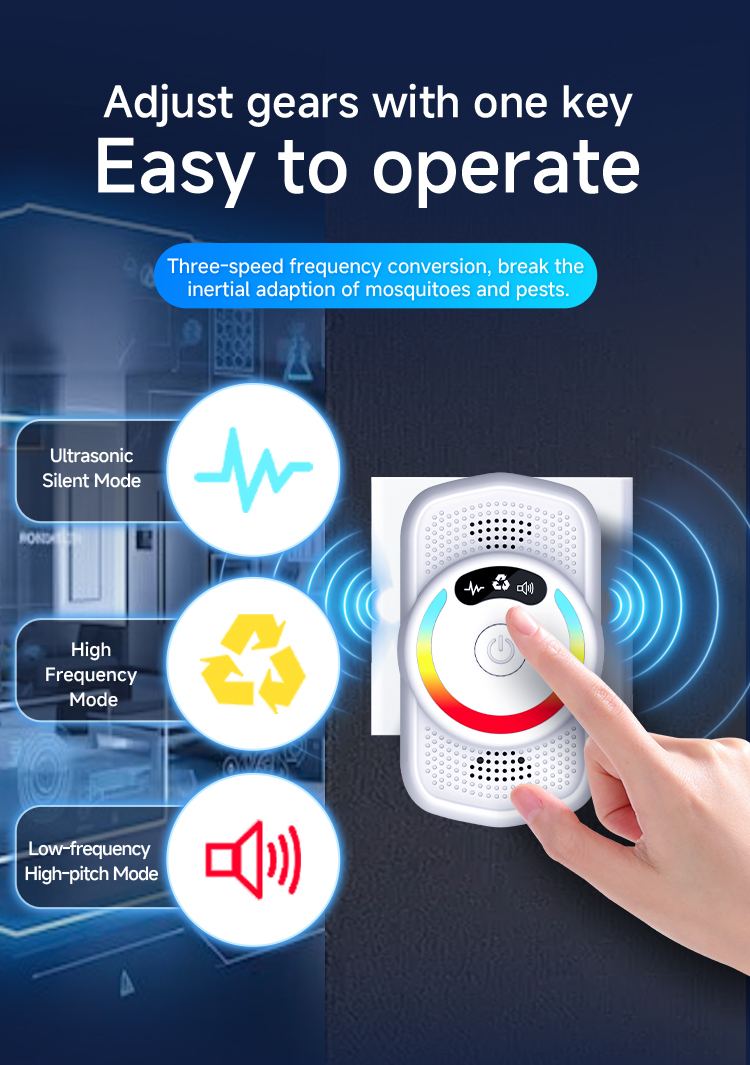 Ultrasonic Pest Repeller 612 — Dual Speaker Array details 7