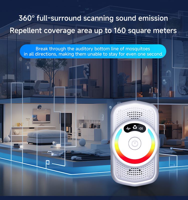 Ultrasonic Pest Repeller 612 — Dual Speaker Array details 11
