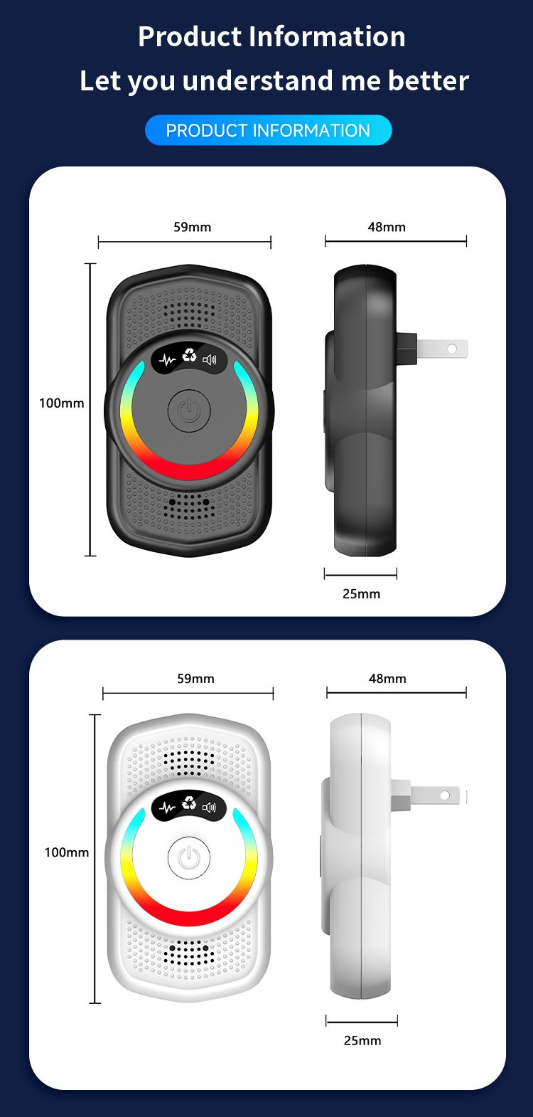 Ultrasonic Pest Repeller 612 — Dual Speaker Array details 13