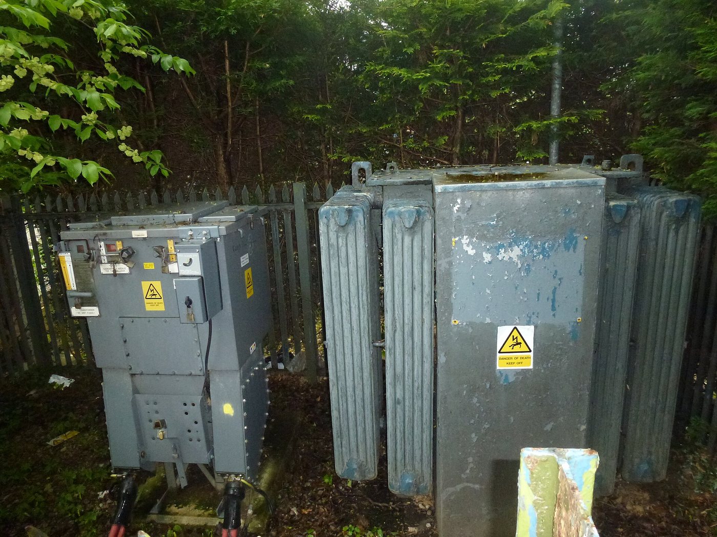 Substation switchgear and transformer
