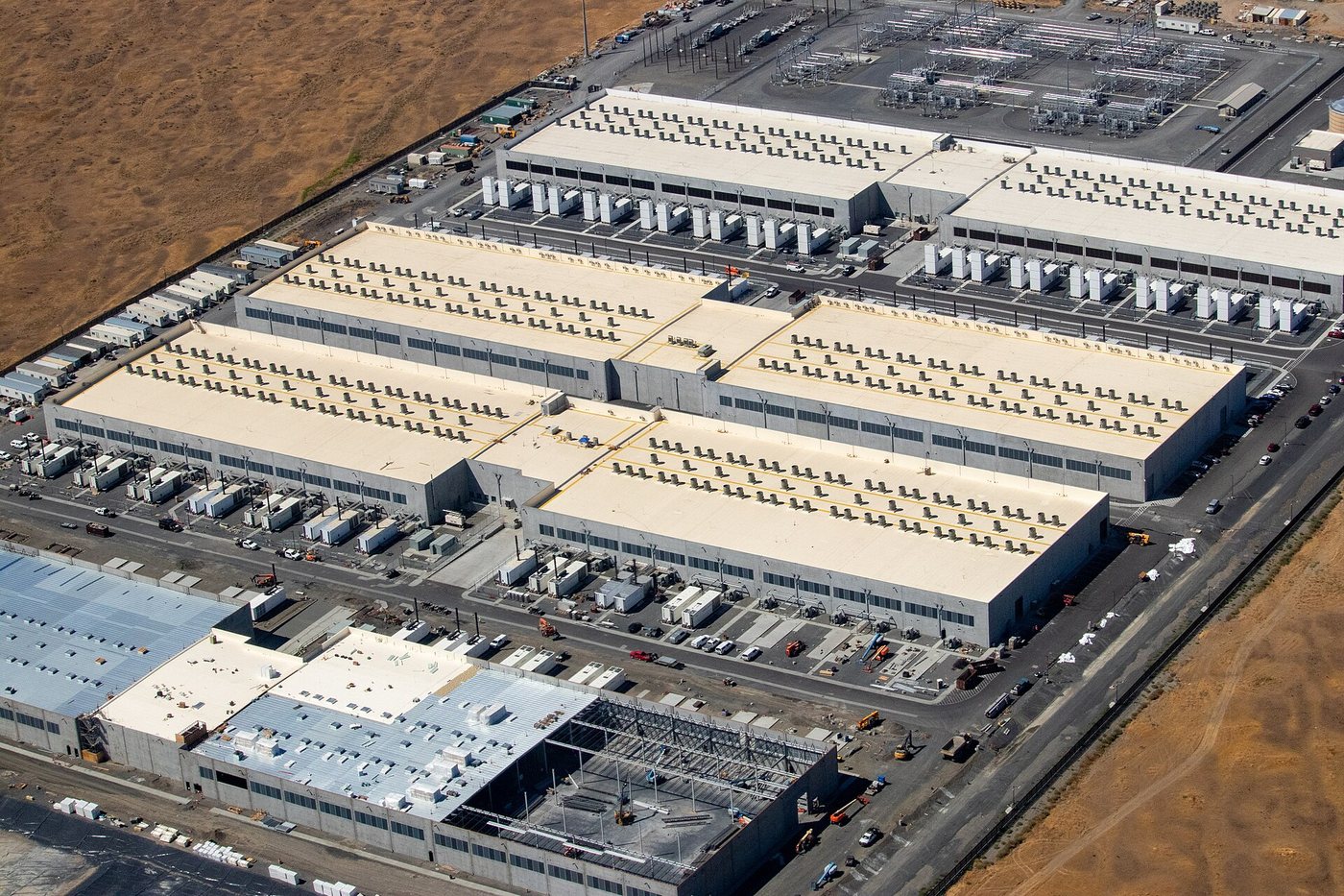AWS data center building
