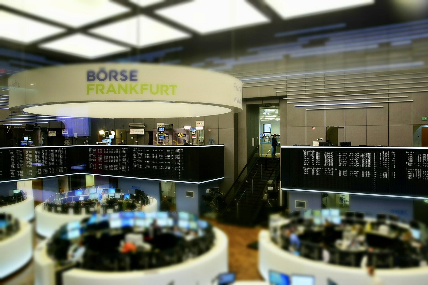Frankfurt Stock Exchange trading floor