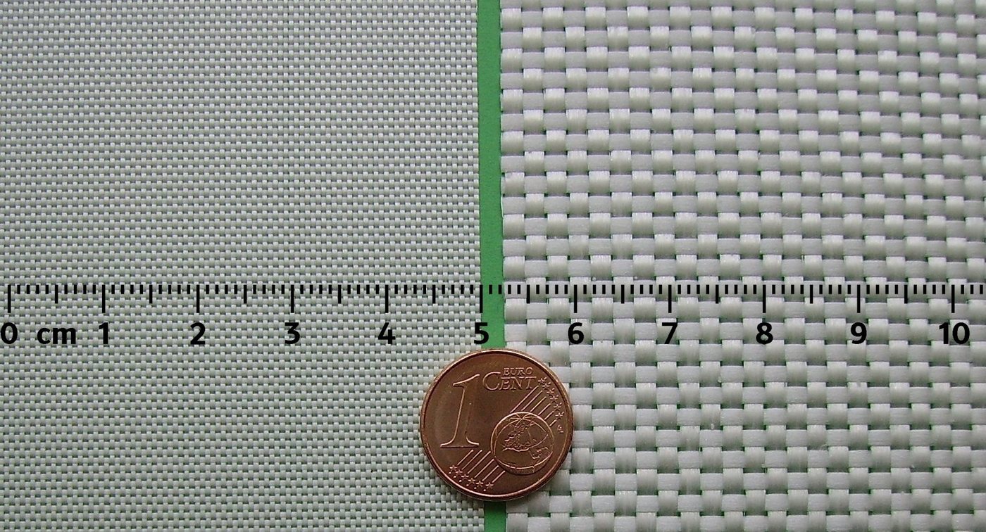 Woven glass fibre fabric
