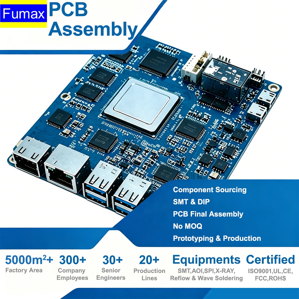 IoT Edge Computing Gateway Core Board — Industrial PCBA Turnkey